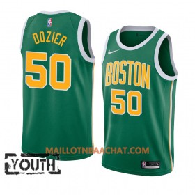 Maillot NBA Boston Celtics P.J. Dozier 50 2018-19 Nike Vert Swingman - Enfant